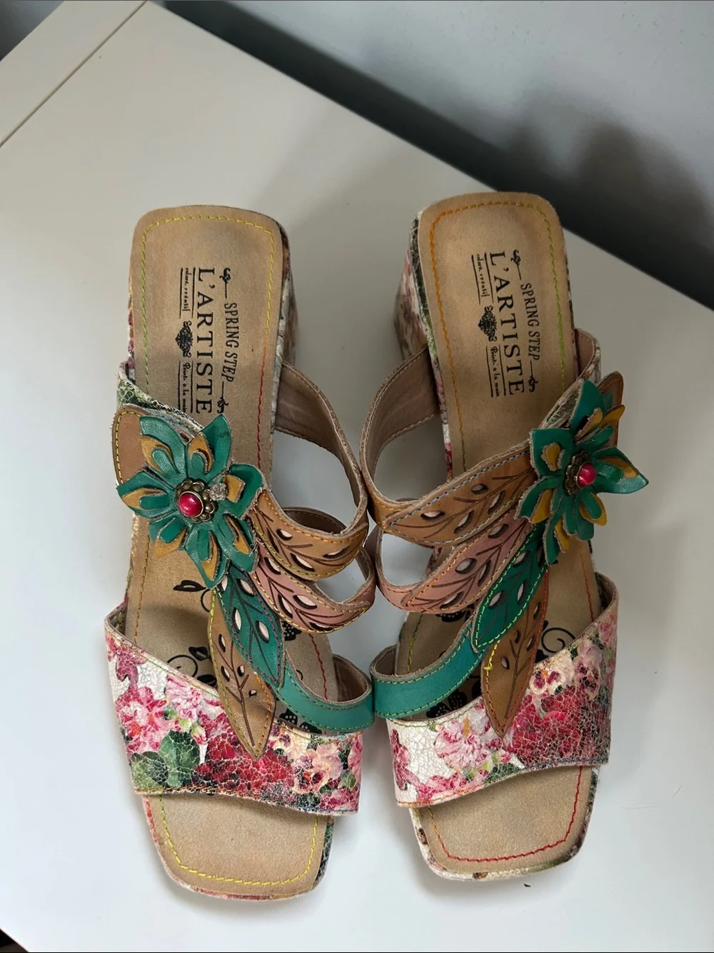 L'Artiste Spring Step Floral Sandal Slide